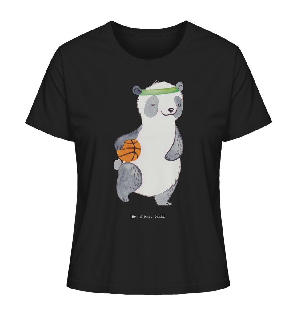 Shirt Damen Panda Basketball T-Shirt, Shirt, Tshirt, Lustiges T-Shirt, T-Shirt mit Spruch, Party, Junggesellenabschied, Jubiläum, Geburstag, Herrn, Damen, Männer, Frauen, Schlafshirt, Nachthemd, Sprüche, Geschenk, Sport, Sportart, Hobby, Schenken, Danke, Dankeschön, Auszeichnung, Gewinn, Sportler, Basketball, Basketball Verein, Basketball Verband, Basketballplatz