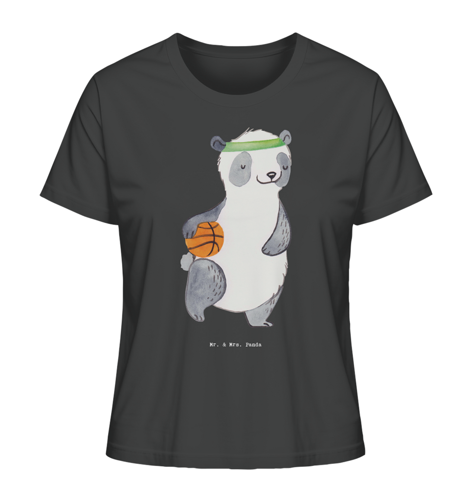 Shirt Damen Panda Basketball T-Shirt, Shirt, Tshirt, Lustiges T-Shirt, T-Shirt mit Spruch, Party, Junggesellenabschied, Jubiläum, Geburstag, Herrn, Damen, Männer, Frauen, Schlafshirt, Nachthemd, Sprüche, Geschenk, Sport, Sportart, Hobby, Schenken, Danke, Dankeschön, Auszeichnung, Gewinn, Sportler, Basketball, Basketball Verein, Basketball Verband, Basketballplatz