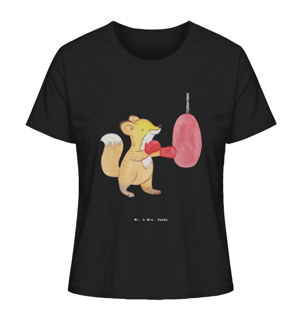 Shirt Damen Fuchs Boxen T-Shirt, Shirt, Tshirt, Lustiges T-Shirt, T-Shirt mit Spruch, Party, Junggesellenabschied, Jubiläum, Geburstag, Herrn, Damen, Männer, Frauen, Schlafshirt, Nachthemd, Sprüche, Geschenk, Sport, Sportart, Hobby, Schenken, Danke, Dankeschön, Auszeichnung, Gewinn, Sportler, Boxen, Boxkampf, Boxtraining