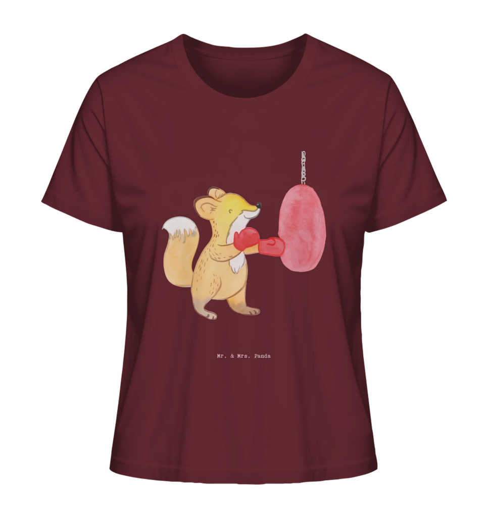 Shirt Damen Fuchs Boxen T-Shirt, Shirt, Tshirt, Lustiges T-Shirt, T-Shirt mit Spruch, Party, Junggesellenabschied, Jubiläum, Geburstag, Herrn, Damen, Männer, Frauen, Schlafshirt, Nachthemd, Sprüche, Geschenk, Sport, Sportart, Hobby, Schenken, Danke, Dankeschön, Auszeichnung, Gewinn, Sportler, Boxen, Boxkampf, Boxtraining