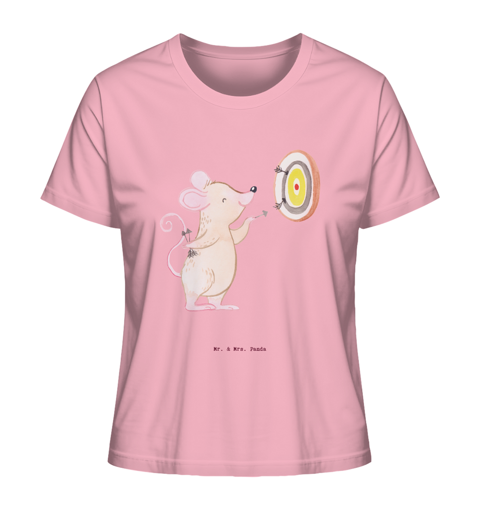 Shirt Damen Maus Dart spielen T-Shirt, Shirt, Tshirt, Lustiges T-Shirt, T-Shirt mit Spruch, Party, Junggesellenabschied, Jubiläum, Geburstag, Herrn, Damen, Männer, Frauen, Schlafshirt, Nachthemd, Sprüche, Geschenk, Sport, Sportart, Hobby, Schenken, Danke, Dankeschön, Auszeichnung, Gewinn, Sportler, Dart spielen, Darten, Darts, Dart Turnier