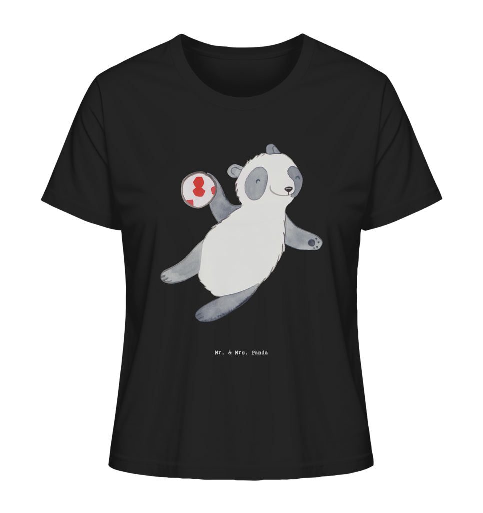 Shirt Damen Panda Handball spielen T-Shirt, Shirt, Tshirt, Lustiges T-Shirt, T-Shirt mit Spruch, Party, Junggesellenabschied, Jubiläum, Geburstag, Herrn, Damen, Männer, Frauen, Schlafshirt, Nachthemd, Sprüche, Geschenk, Sport, Sportart, Hobby, Schenken, Danke, Dankeschön, Auszeichnung, Gewinn, Sportler, Handball spielen, Handball Turnier, Handball Club, Handball Verein