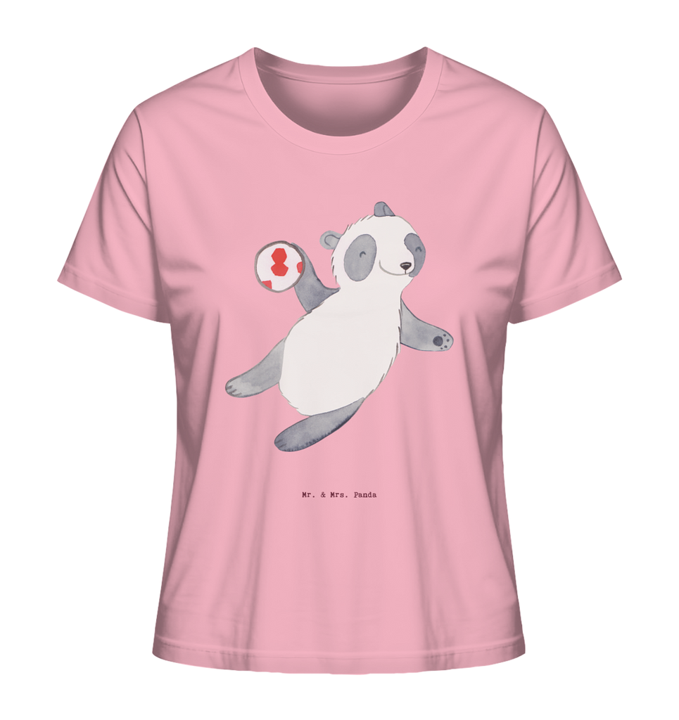 Shirt Damen Panda Handball spielen T-Shirt, Shirt, Tshirt, Lustiges T-Shirt, T-Shirt mit Spruch, Party, Junggesellenabschied, Jubiläum, Geburstag, Herrn, Damen, Männer, Frauen, Schlafshirt, Nachthemd, Sprüche, Geschenk, Sport, Sportart, Hobby, Schenken, Danke, Dankeschön, Auszeichnung, Gewinn, Sportler, Handball spielen, Handball Turnier, Handball Club, Handball Verein