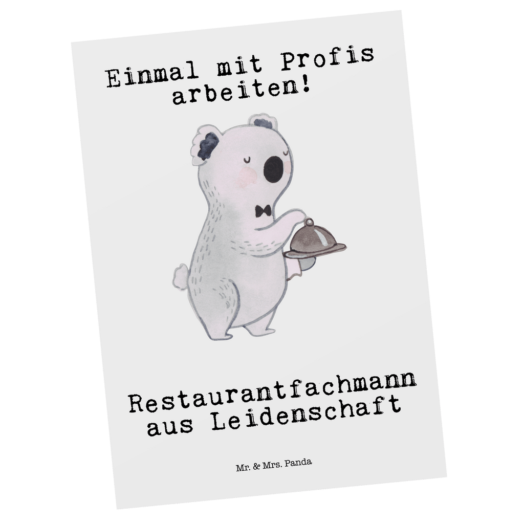 Postkarte Restaurantfachmann aus Leidenschaft Postkarte, Karte, Geschenkkarte, Grußkarte, Einladung, Ansichtskarte, Geburtstagskarte, Einladungskarte, Dankeskarte, Ansichtskarten, Einladung Geburtstag, Einladungskarten Geburtstag, Beruf, Ausbildung, Jubiläum, Abschied, Rente, Kollege, Kollegin, Geschenk, Schenken, Arbeitskollege, Mitarbeiter, Firma, Danke, Dankeschön