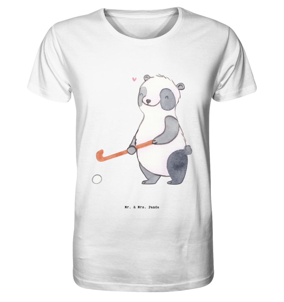 Shirt Herren Panda Hockey spielen T-Shirt, Shirt, Tshirt, Lustiges T-Shirt, T-Shirt mit Spruch, Party, Junggesellenabschied, Jubiläum, Geburstag, Herrn, Damen, Männer, Frauen, Schlafshirt, Nachthemd, Sprüche, Geschenk, Sport, Sportart, Hobby, Schenken, Danke, Dankeschön, Auszeichnung, Gewinn, Sportler, Hockey spielen, Feldhockey, Hockeyschläger, Hockey Verein