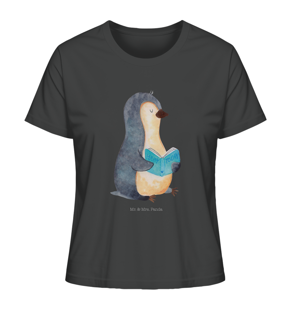 Shirt Damen Pinguin Buch T-Shirt, Shirt, Tshirt, Lustiges T-Shirt, T-Shirt mit Spruch, Party, Junggesellenabschied, Jubiläum, Geburstag, Herrn, Damen, Männer, Frauen, Schlafshirt, Nachthemd, Sprüche, Pinguin, Pinguine, Buch, Lesen, Bücherwurm, Nichtstun, Faulenzen, Ferien, Urlaub, Freizeit