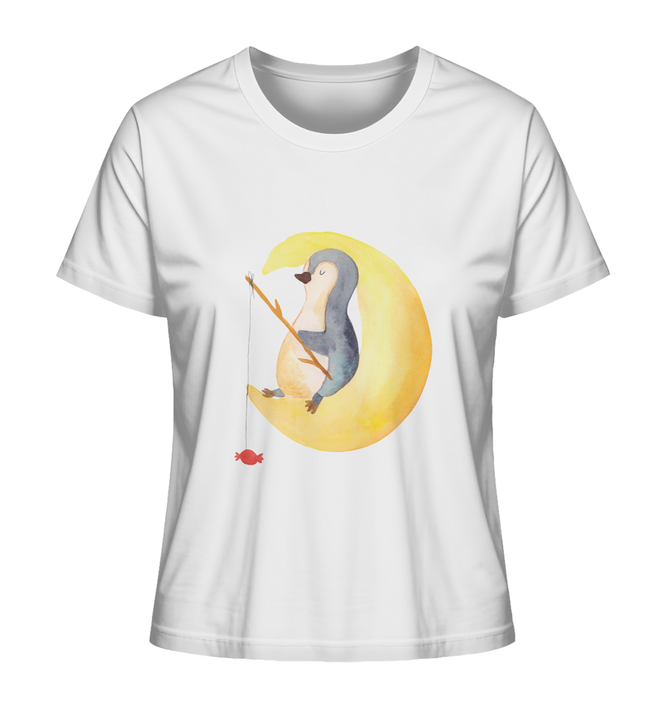 Shirt Damen Pinguin Mond T-Shirt, Shirt, Tshirt, Lustiges T-Shirt, T-Shirt mit Spruch, Party, Junggesellenabschied, Jubiläum, Geburstag, Herrn, Damen, Männer, Frauen, Schlafshirt, Nachthemd, Sprüche, Pinguin, Pinguine, Spruch, schlafen, Nachtruhe, Einschlafen, Schlafzimmer, Schlafstörungen, Gästezimmer