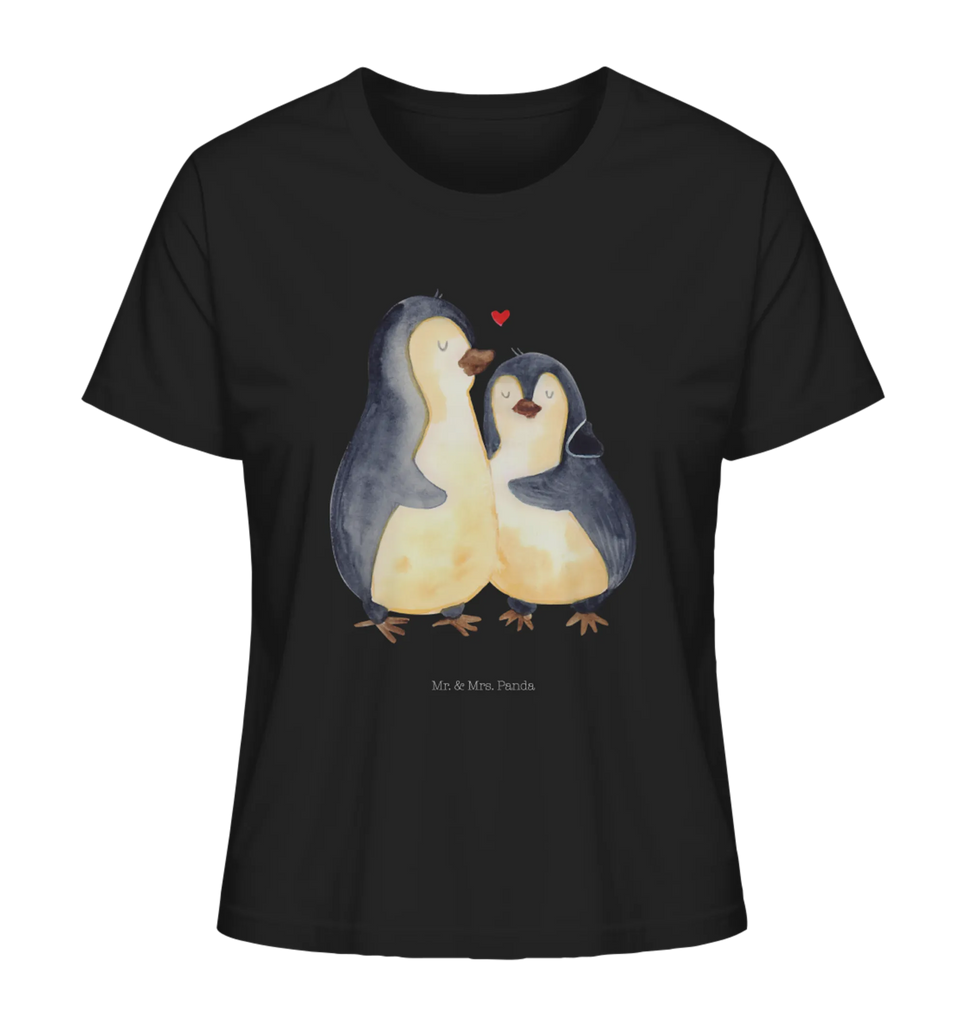 Shirt Damen Pinguin umarmen T-Shirt, Shirt, Tshirt, Lustiges T-Shirt, T-Shirt mit Spruch, Party, Junggesellenabschied, Jubiläum, Geburstag, Herrn, Damen, Männer, Frauen, Schlafshirt, Nachthemd, Sprüche, Pinguin, Liebe, Liebespaar, Liebesbeweis, Liebesgeschenk, Verlobung, Jahrestag, Hochzeitstag, Hochzeit, Hochzeitsgeschenk