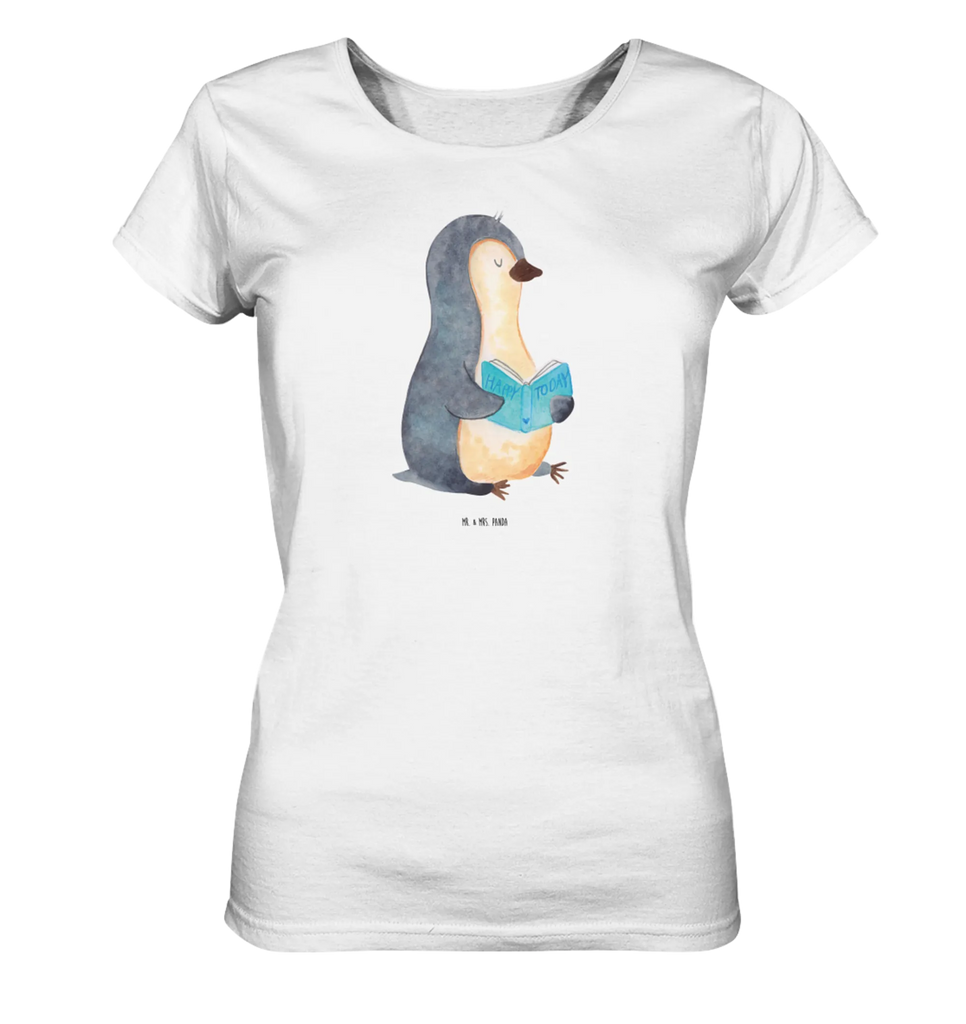 Shirt Damen Pinguin Buch T-Shirt, Shirt, Tshirt, Lustiges T-Shirt, T-Shirt mit Spruch, Party, Junggesellenabschied, Jubiläum, Geburstag, Herrn, Damen, Männer, Frauen, Schlafshirt, Nachthemd, Sprüche, Pinguin, Pinguine, Buch, Lesen, Bücherwurm, Nichtstun, Faulenzen, Ferien, Urlaub, Freizeit