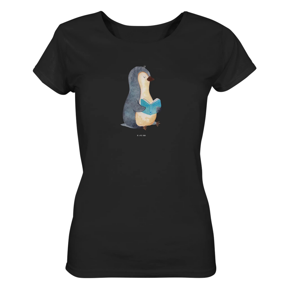 Shirt Damen Pinguin Buch T-Shirt, Shirt, Tshirt, Lustiges T-Shirt, T-Shirt mit Spruch, Party, Junggesellenabschied, Jubiläum, Geburstag, Herrn, Damen, Männer, Frauen, Schlafshirt, Nachthemd, Sprüche, Pinguin, Pinguine, Buch, Lesen, Bücherwurm, Nichtstun, Faulenzen, Ferien, Urlaub, Freizeit