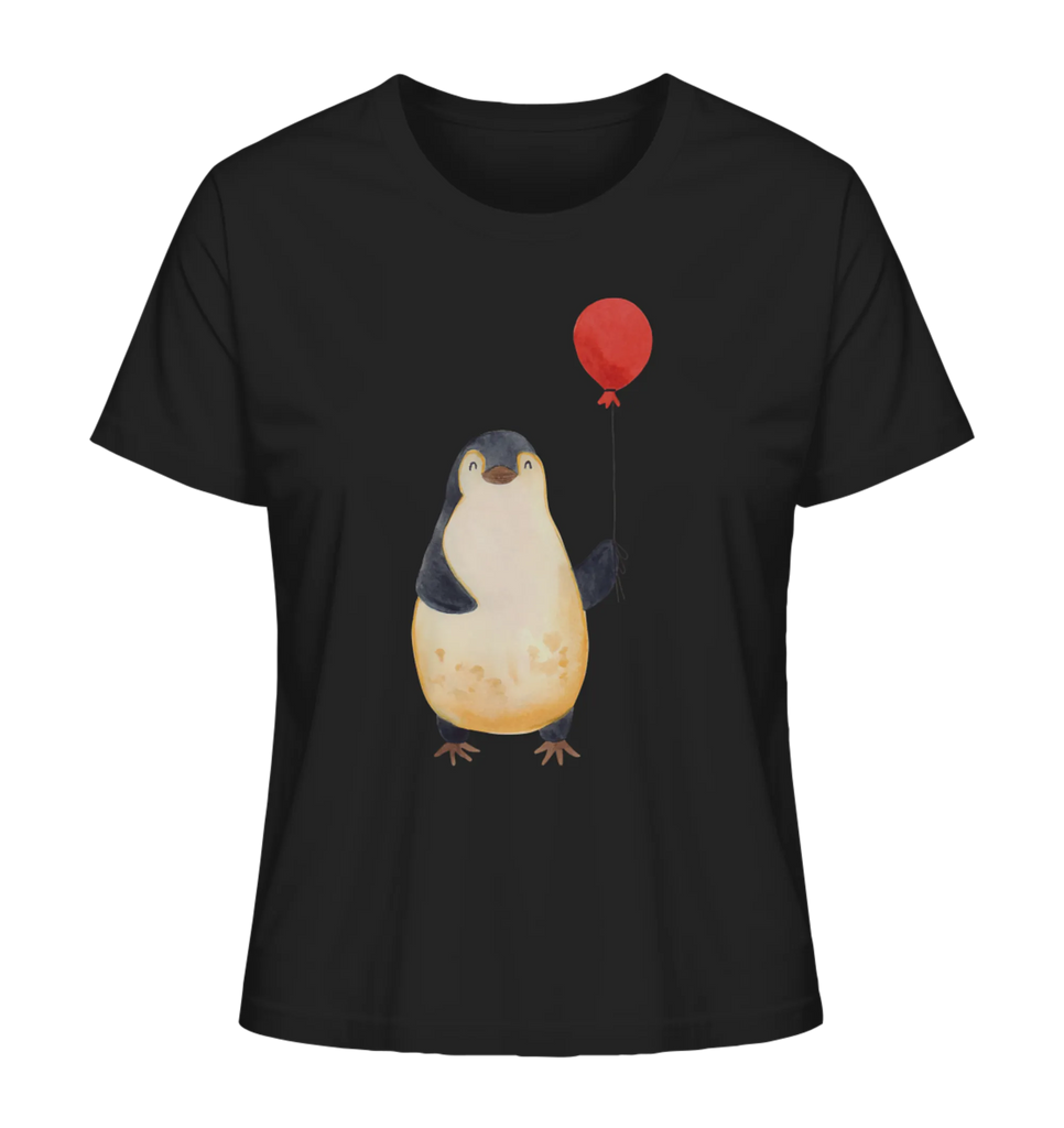 Shirt Damen Pinguin Luftballon T-Shirt, Shirt, Tshirt, Lustiges T-Shirt, T-Shirt mit Spruch, Party, Junggesellenabschied, Jubiläum, Geburstag, Herrn, Damen, Männer, Frauen, Schlafshirt, Nachthemd, Sprüche, Pinguin, Pinguine, Luftballon, Tagträume, Lebenslust, Geschenk Freundin, Geschenkidee, beste Freundin, Motivation, Neustart, neues Leben, Liebe, Glück