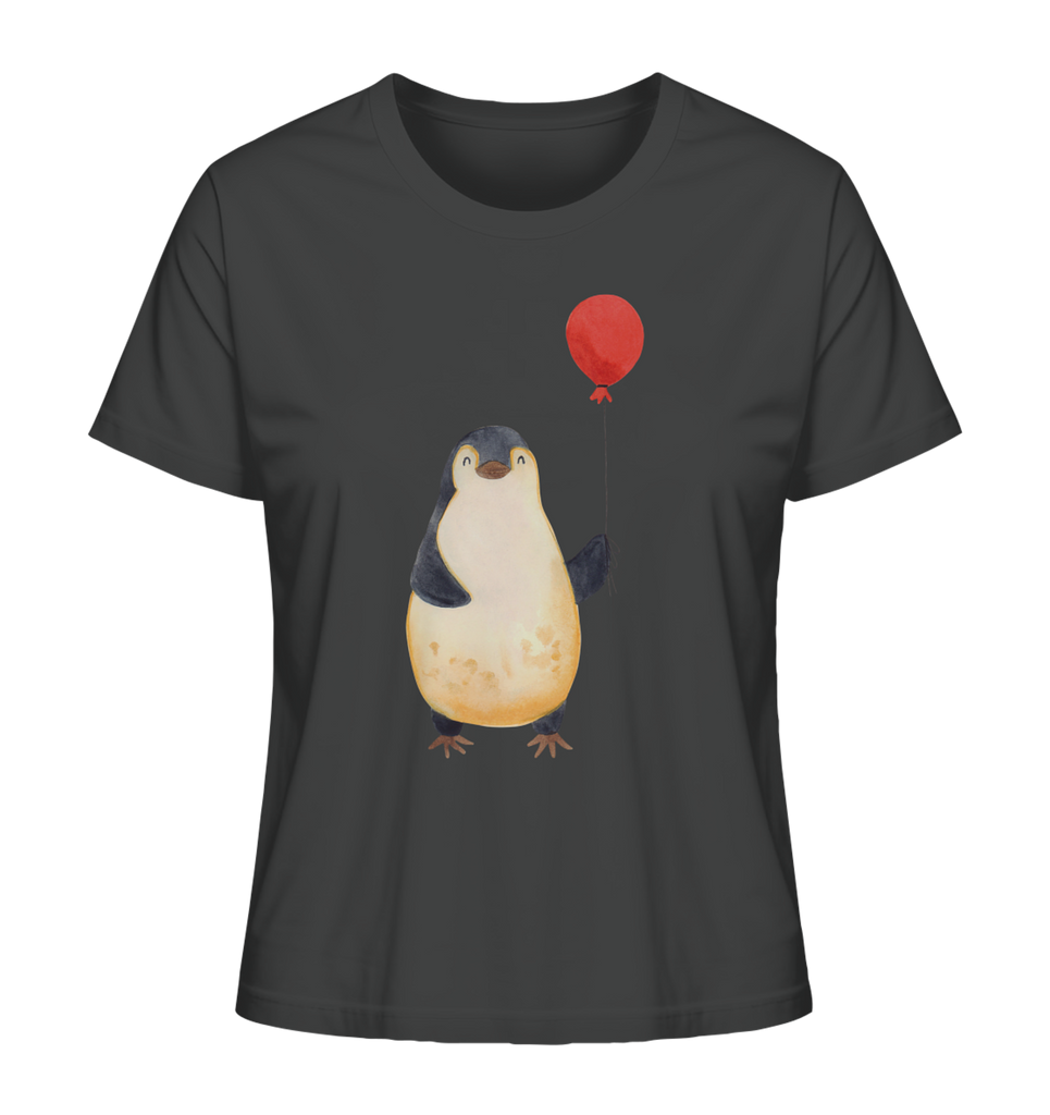 Shirt Damen Pinguin Luftballon T-Shirt, Shirt, Tshirt, Lustiges T-Shirt, T-Shirt mit Spruch, Party, Junggesellenabschied, Jubiläum, Geburstag, Herrn, Damen, Männer, Frauen, Schlafshirt, Nachthemd, Sprüche, Pinguin, Pinguine, Luftballon, Tagträume, Lebenslust, Geschenk Freundin, Geschenkidee, beste Freundin, Motivation, Neustart, neues Leben, Liebe, Glück