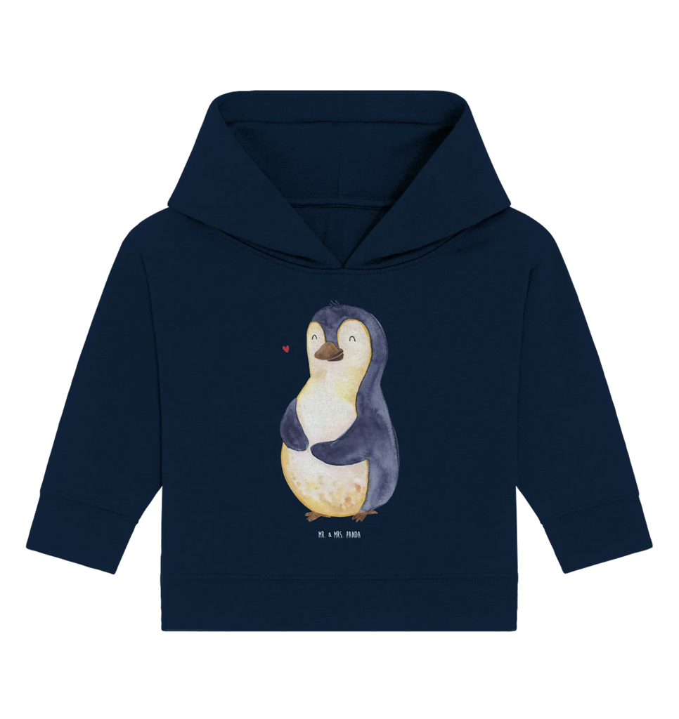 Organic Baby Hoodie Pinguin Diät Baby Kapuzenshirt, Baby Kapuzensweatshirt, Baby Hoodie, Baby Pullover, Pinguin, Pinguine, Diät, Abnehmen, Abspecken, Gewicht, Motivation, Selbstliebe, Körperliebe, Selbstrespekt