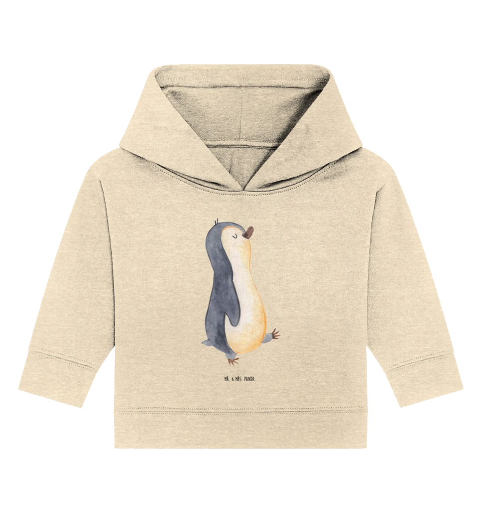 Organic Baby Hoodie Pinguin marschieren Baby Kapuzenshirt, Baby Kapuzensweatshirt, Baby Hoodie, Baby Pullover, Pinguin, Pinguine, Frühaufsteher, Langschläfer, Bruder, Schwester, Familie