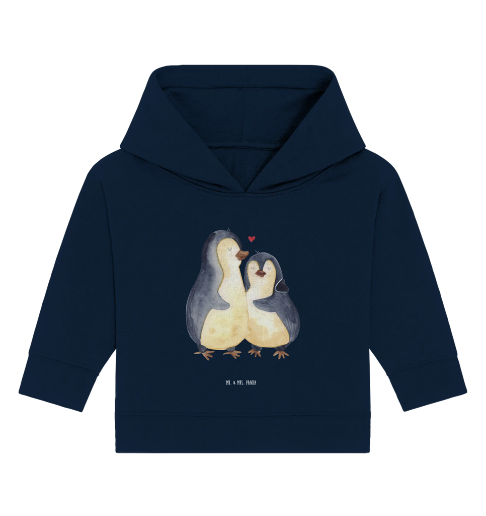 Organic Baby Hoodie Pinguin umarmen Baby Kapuzenshirt, Baby Kapuzensweatshirt, Baby Hoodie, Baby Pullover, Pinguin, Liebe, Liebespaar, Liebesbeweis, Liebesgeschenk, Verlobung, Jahrestag, Hochzeitstag, Hochzeit, Hochzeitsgeschenk