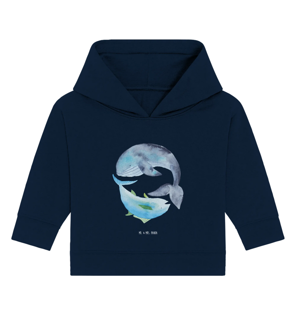 Organic Baby Hoodie Walfisch Thunfisch Baby Kapuzenshirt, Baby Kapuzensweatshirt, Baby Hoodie, Baby Pullover, Tiermotive, Gute Laune, lustige Sprüche, Tiere, Wal, Wahl, Tunfisch, Wortwitz lustig, Spruch lustig, Flachwitz, Witz, Spruch des Tages, Flachwitz Geschenk