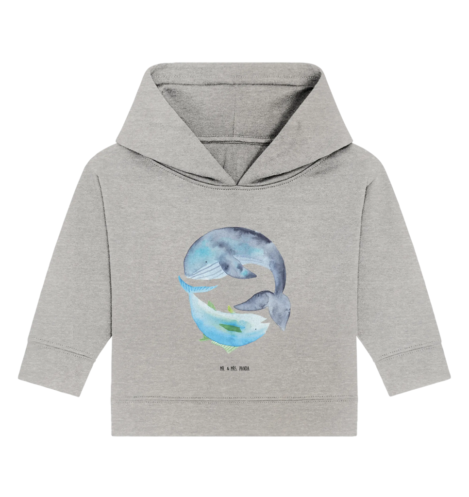 Organic Baby Hoodie Walfisch Thunfisch Baby Kapuzenshirt, Baby Kapuzensweatshirt, Baby Hoodie, Baby Pullover, Tiermotive, Gute Laune, lustige Sprüche, Tiere, Wal, Wahl, Tunfisch, Wortwitz lustig, Spruch lustig, Flachwitz, Witz, Spruch des Tages, Flachwitz Geschenk