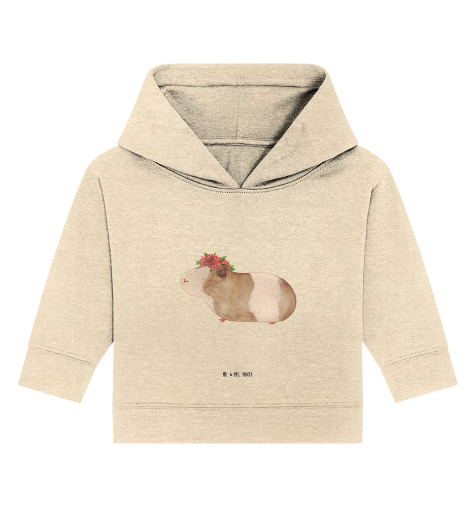 Organic Baby Hoodie Meerschweinchen Weisheit Baby Kapuzenshirt, Baby Kapuzensweatshirt, Baby Hoodie, Baby Pullover, Tiermotive, Gute Laune, lustige Sprüche, Tiere, Meerschweinchen, Meerie, Meeries, Wunder, Blumenkind, Realität, Spruch, Weisheit, Motivation, Wunderland