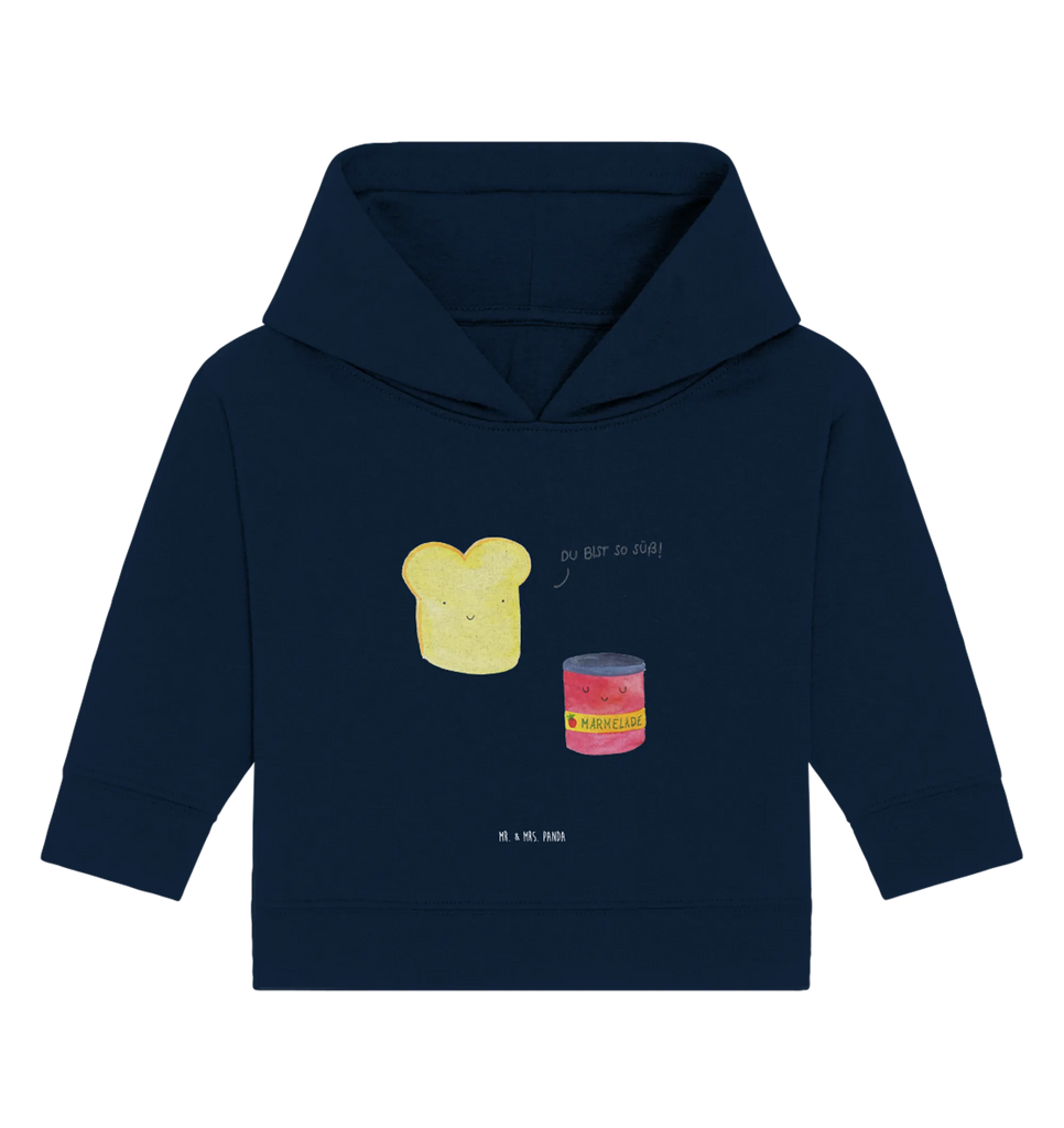 Organic Baby Hoodie toast jam Baby Kapuzenshirt, Baby Kapuzensweatshirt, Baby Hoodie, Baby Pullover, Tiermotive, Gute Laune, lustige Sprüche, Tiere, Toast, Marmelade, Dreamteam, süße Postkarte, süß, Küche Deko, Küche Spruch, Frühstück Einladung, Brot, Toastbrot