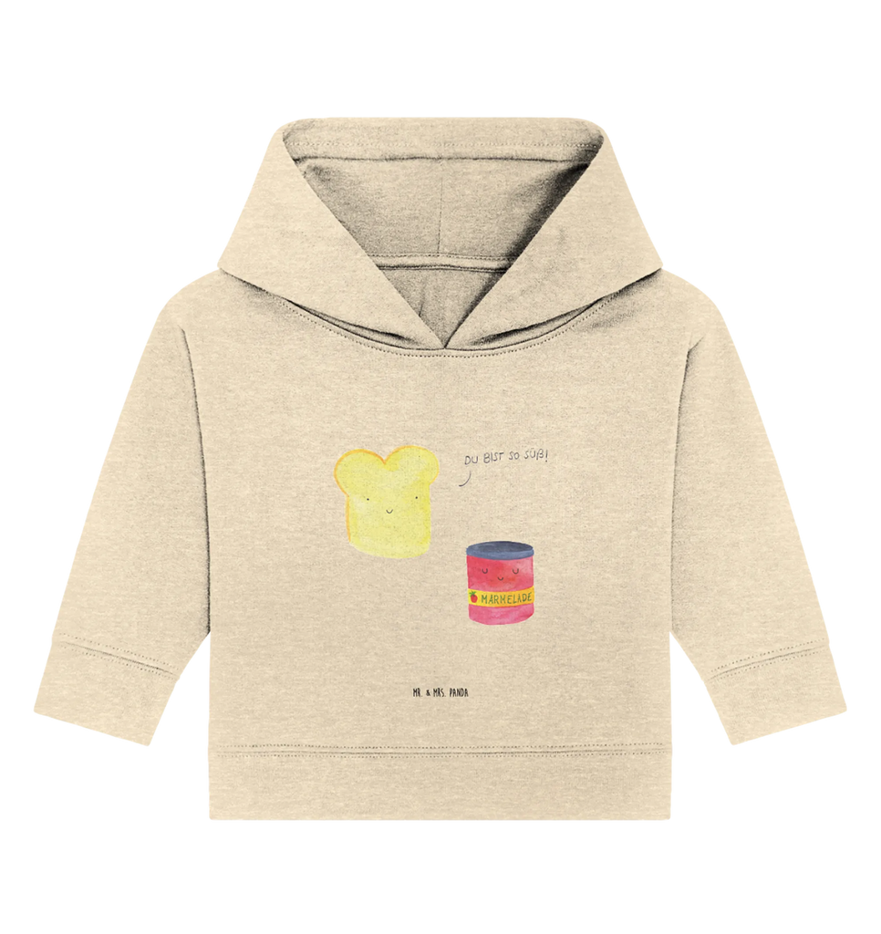 Organic Baby Hoodie toast jam Baby Kapuzenshirt, Baby Kapuzensweatshirt, Baby Hoodie, Baby Pullover, Tiermotive, Gute Laune, lustige Sprüche, Tiere, Toast, Marmelade, Dreamteam, süße Postkarte, süß, Küche Deko, Küche Spruch, Frühstück Einladung, Brot, Toastbrot