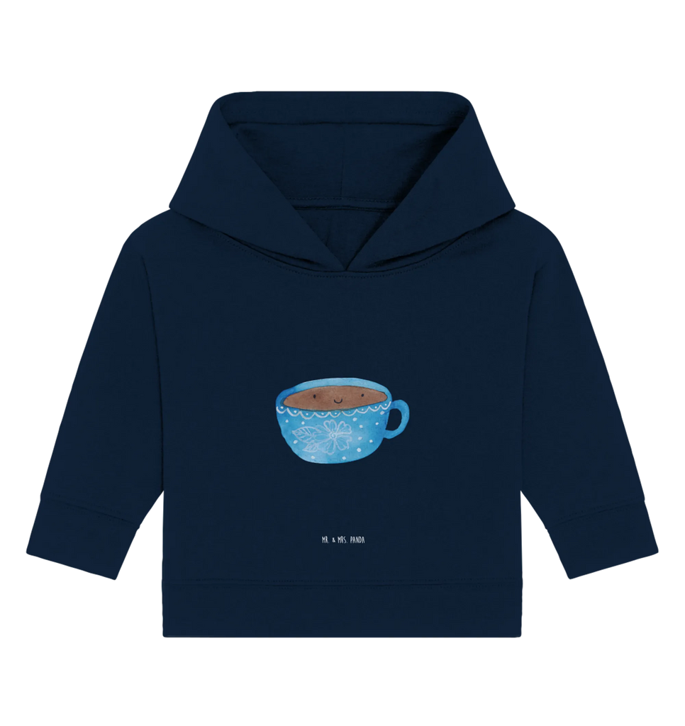 Organic Baby Hoodie Kaffee Tasse Baby Kapuzenshirt, Baby Kapuzensweatshirt, Baby Hoodie, Baby Pullover, Tiermotive, Gute Laune, lustige Sprüche, Tiere, Kaffee, Tasse, Liebe, Geschmack, Genuss, Glücklich