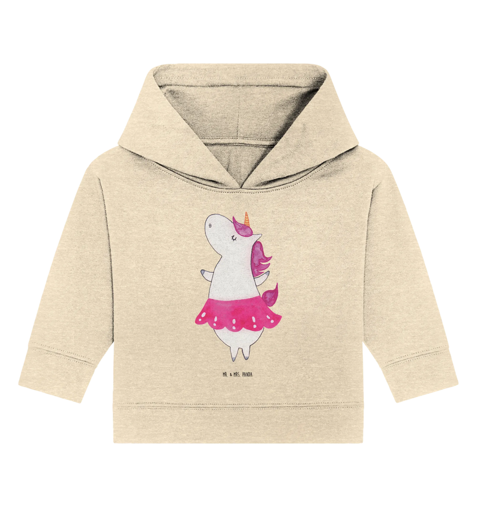 Organic Baby Hoodie Einhorn Ballerina Baby Kapuzenshirt, Baby Kapuzensweatshirt, Baby Hoodie, Baby Pullover, Einhorn, Einhörner, Einhorn Deko, Pegasus, Unicorn, Tanzen, Ballerina, Party, Wohnung, Spaß, Feiern, Geburtstag, Tänzerin, Lebenslust, Lebensfreude