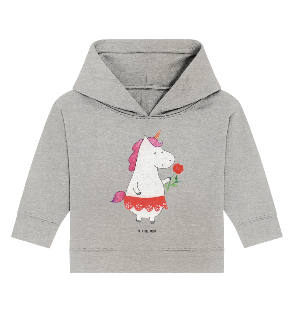 Organic Baby Hoodie Einhorn Dame Baby Kapuzenshirt, Baby Kapuzensweatshirt, Baby Hoodie, Baby Pullover, Einhorn, Einhörner, Einhorn Deko, Pegasus, Unicorn, Dame, Lady, feine Dame, Freundin, Frau, Bachelor, Bachelorette, Abfuhr, Schluss machen, Trennung