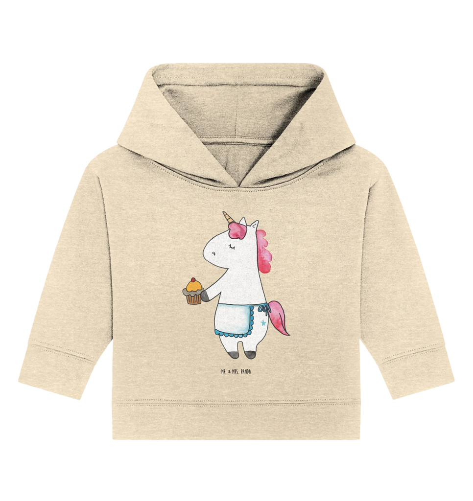 Organic Baby Hoodie Einhorn Muffin Baby Kapuzenshirt, Baby Kapuzensweatshirt, Baby Hoodie, Baby Pullover, Einhorn, Einhörner, Einhorn Deko, Pegasus, Unicorn, Geburtstag, Backen, Muffin, Kekse, Geburtstagsgrüße, Glückwünsche, Liebesgrüße, Grüße