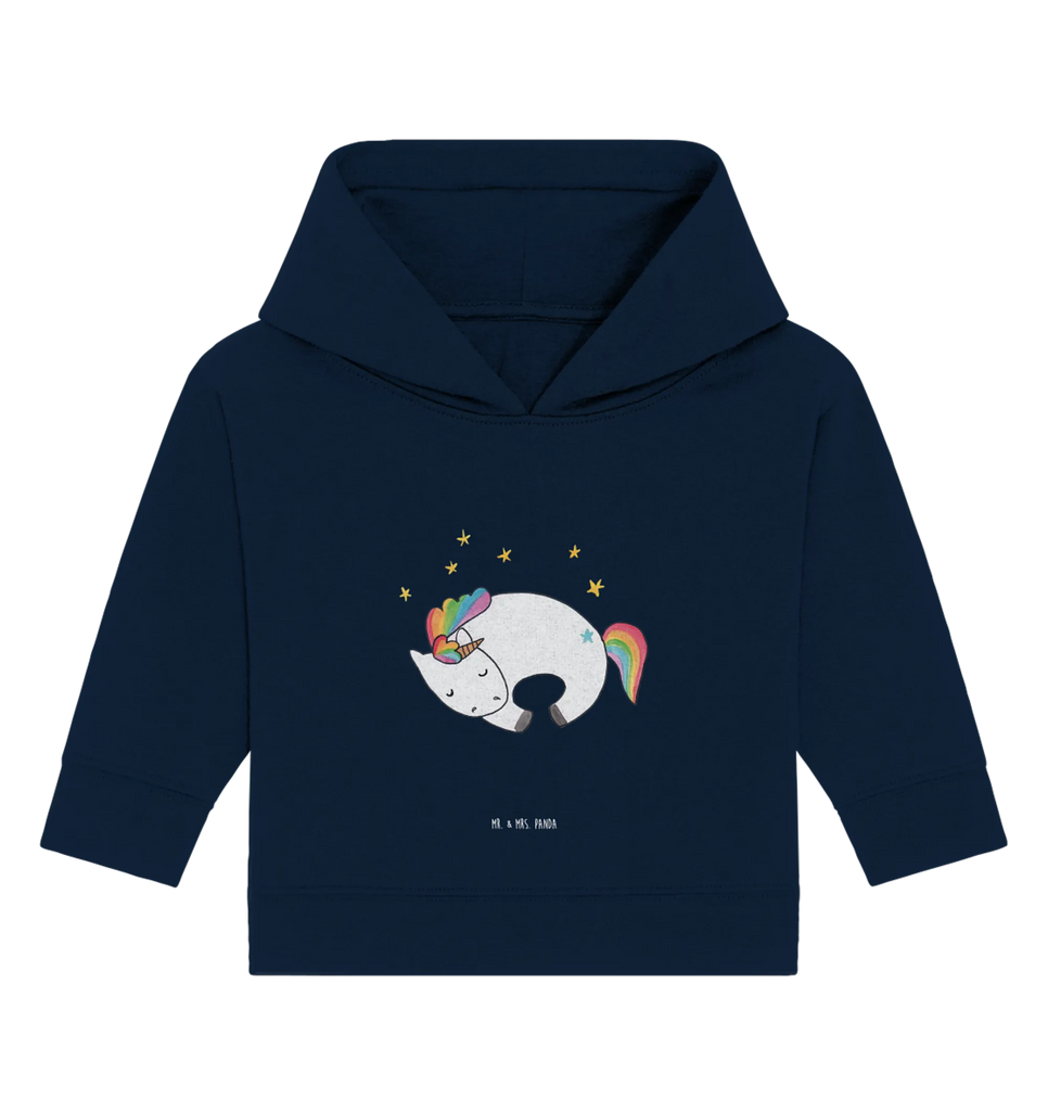 Organic Baby Hoodie Einhorn Nacht Baby Kapuzenshirt, Baby Kapuzensweatshirt, Baby Hoodie, Baby Pullover, Einhorn, Einhörner, Einhorn Deko, Pegasus, Unicorn, Träume, Traum, unicorn, Realität, Menschen, Geschenk, Ruhe, Freundin