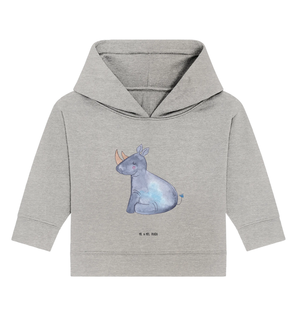 Organic Baby Hoodie Einhorn Nashorn Baby Kapuzenshirt, Baby Kapuzensweatshirt, Baby Hoodie, Baby Pullover, Einhorn, Einhörner, Einhorn Deko, Pegasus, Unicorn, Regenbogen, witzig, lustig, Zoo, Glitzer, Einhornpower, Erwachsenwerden, Nashorn, Nashörner