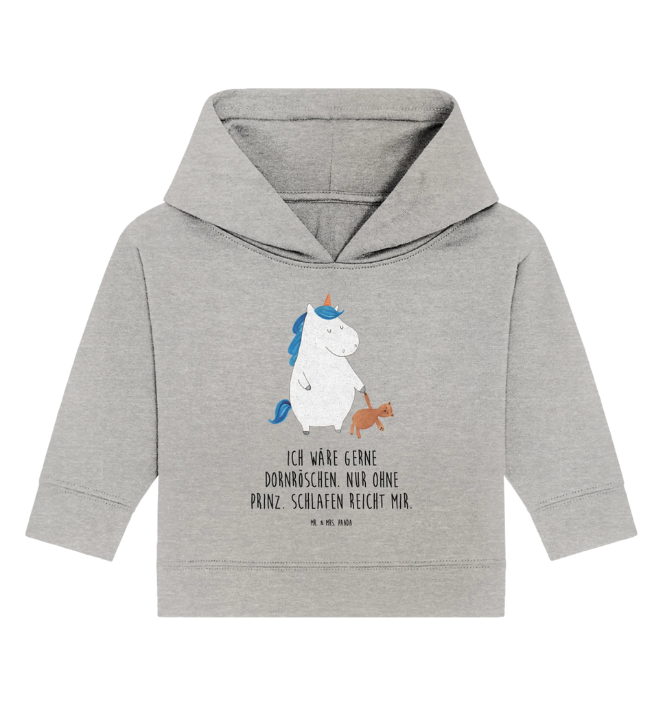 Organic Baby Hoodie Einhorn Teddy Baby Kapuzenshirt, Baby Kapuzensweatshirt, Baby Hoodie, Baby Pullover, Einhorn, Einhörner, Einhorn Deko, Pegasus, Unicorn, schlafen, gute Nacht, Single, Bett, Träumen, Freundin, Singleleben