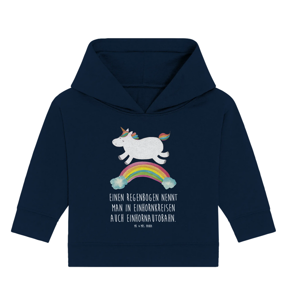 Organic Baby Hoodie Einhorn Regenbogen Baby Kapuzenshirt, Baby Kapuzensweatshirt, Baby Hoodie, Baby Pullover, Einhorn, Einhörner, Einhorn Deko, Pegasus, Unicorn, Regenbogen, Glitzer, Einhornpower, Erwachsenwerden, Einhornautobahn