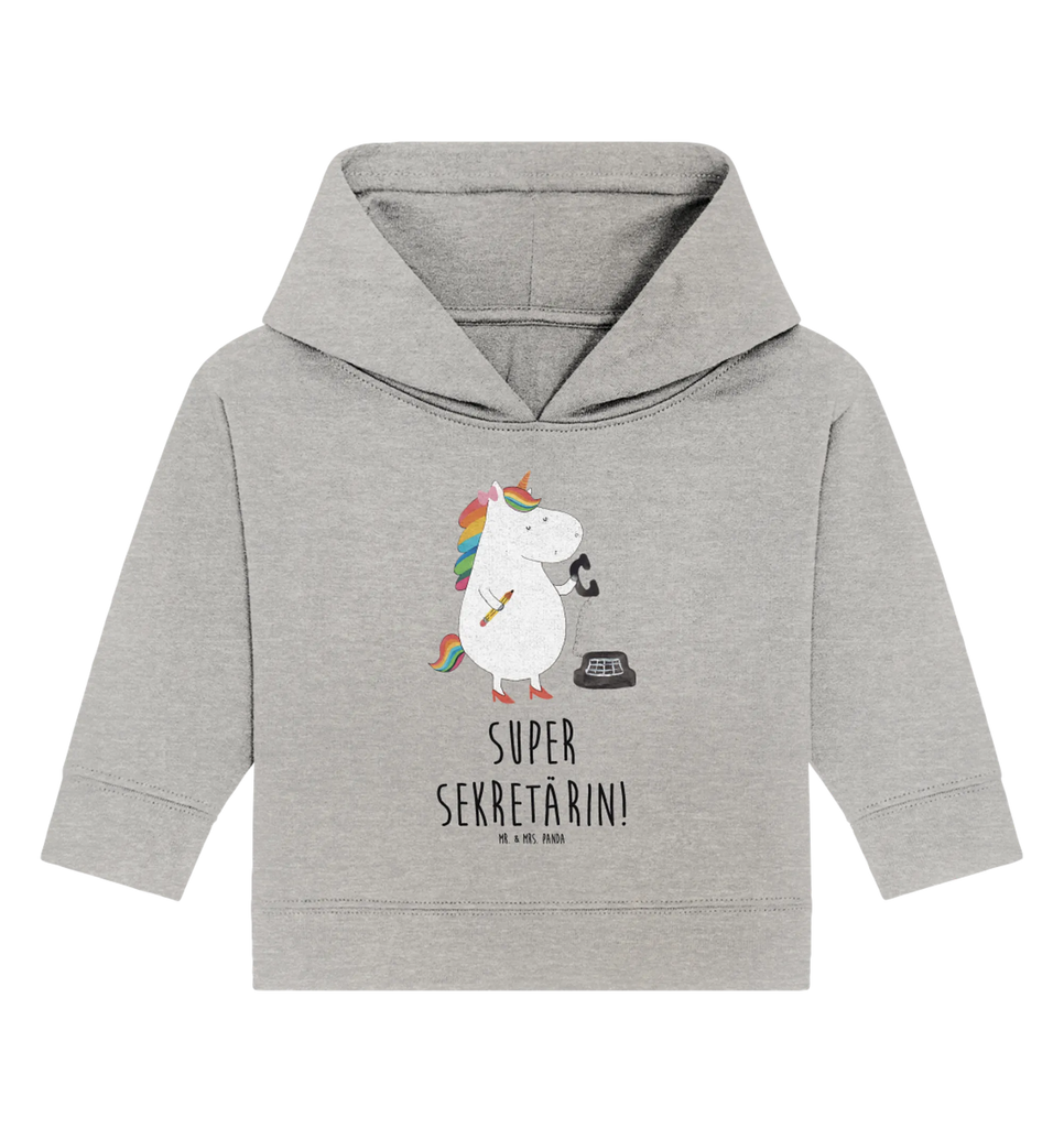 Organic Baby Hoodie Einhorn Sekretärin Baby Kapuzenshirt, Baby Kapuzensweatshirt, Baby Hoodie, Baby Pullover, Einhorn, Einhörner, Einhorn Deko, Pegasus, Unicorn, Sekretärin, Büro, Rechtsanwältin, Rechtsanwaltsgehilfin, Steuerbüro, Steuerkanzlei, Bürokraft, Bürohilfe