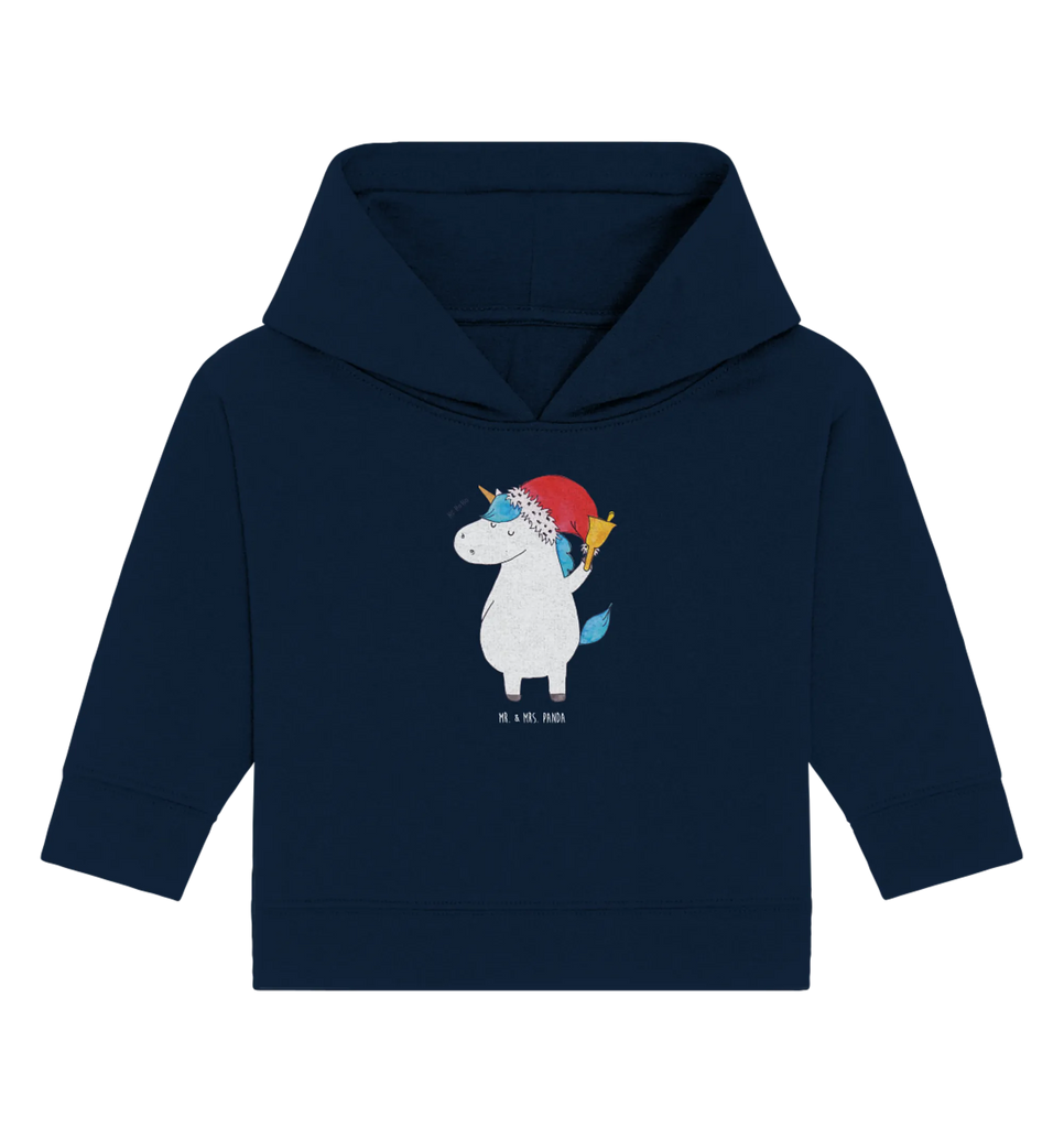 Organic Baby Hoodie Einhorn Weihnachtsmann Baby Kapuzenshirt, Baby Kapuzensweatshirt, Baby Hoodie, Baby Pullover, Einhorn, Einhörner, Einhorn Deko, Pegasus, Unicorn, Gin, Schokolade, Schoki, Weihnachten, Weihnachtsmann, Nikolaus, Wunschzettel, Wunschliste, Feenstaub