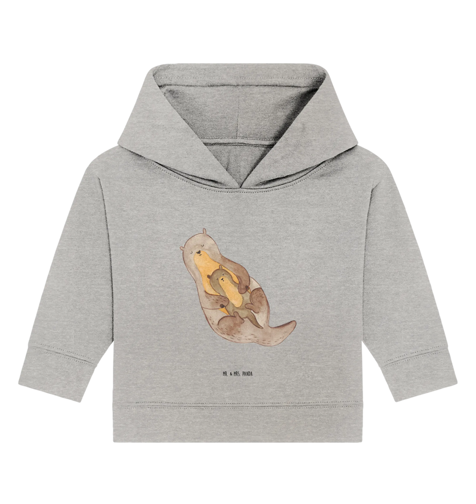 Organic Baby Hoodie Otter Kind Baby Kapuzenshirt, Baby Kapuzensweatshirt, Baby Hoodie, Baby Pullover, Otter, Fischotter, Seeotter, Otter Seeotter See Otter