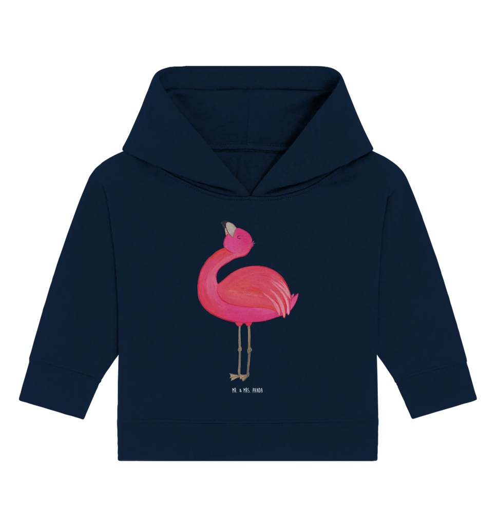 Organic Baby Hoodie Flamingo Stolz Baby Kapuzenshirt, Baby Kapuzensweatshirt, Baby Hoodie, Baby Pullover, Flamingo, stolz, Freude, Selbstliebe, Selbstakzeptanz, Freundin, beste Freundin, Tochter, Mama, Schwester