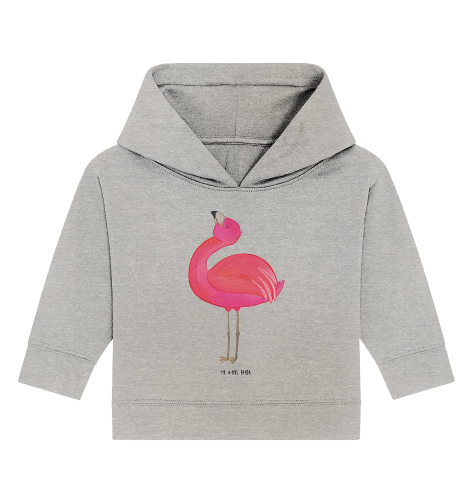 Organic Baby Hoodie Flamingo Stolz Baby Kapuzenshirt, Baby Kapuzensweatshirt, Baby Hoodie, Baby Pullover, Flamingo, stolz, Freude, Selbstliebe, Selbstakzeptanz, Freundin, beste Freundin, Tochter, Mama, Schwester