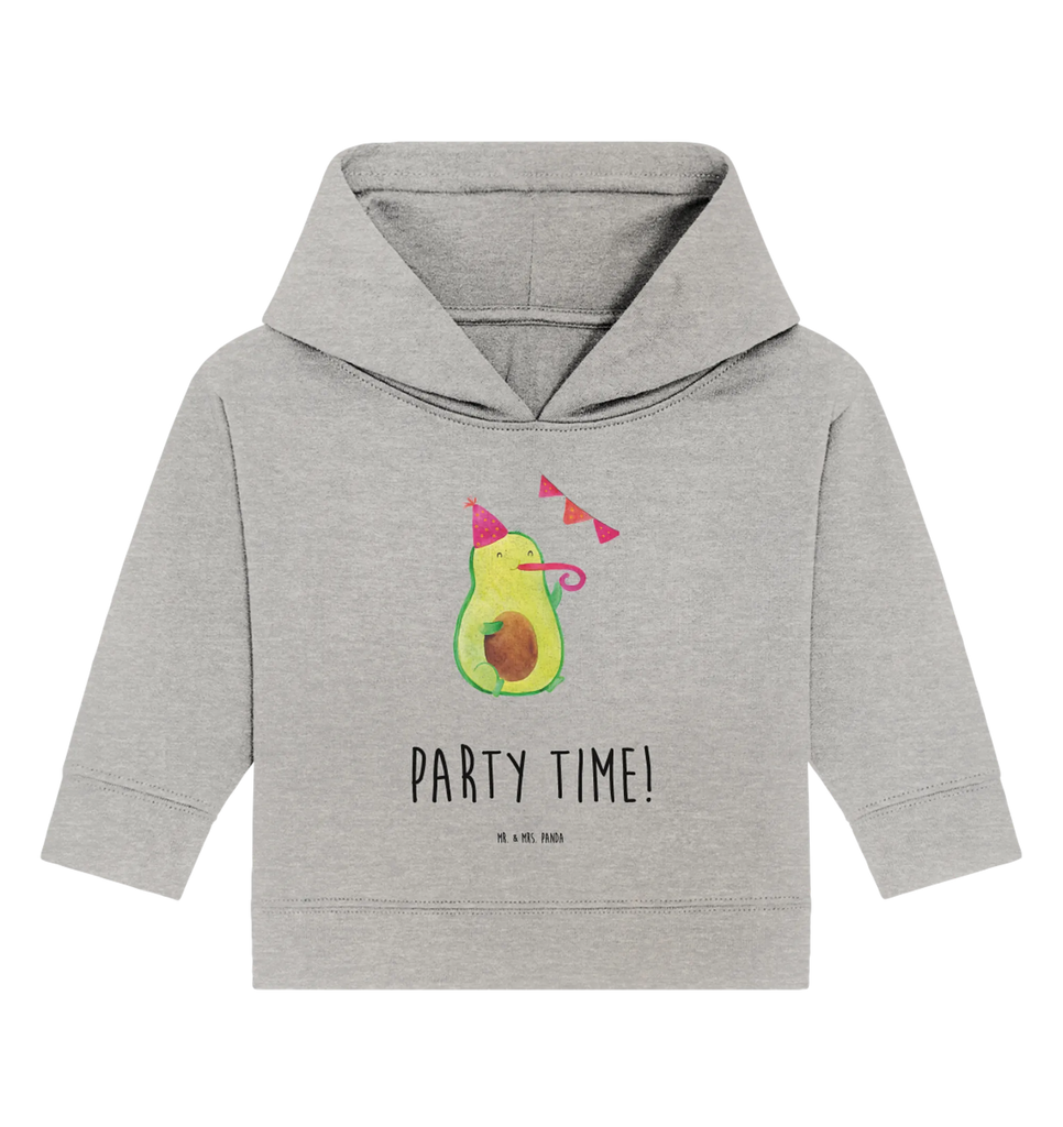 Organic Baby Hoodie Avocado Party Zeit Baby Kapuzenshirt, Baby Kapuzensweatshirt, Baby Hoodie, Baby Pullover, Avocado, Veggie, Vegan, Gesund