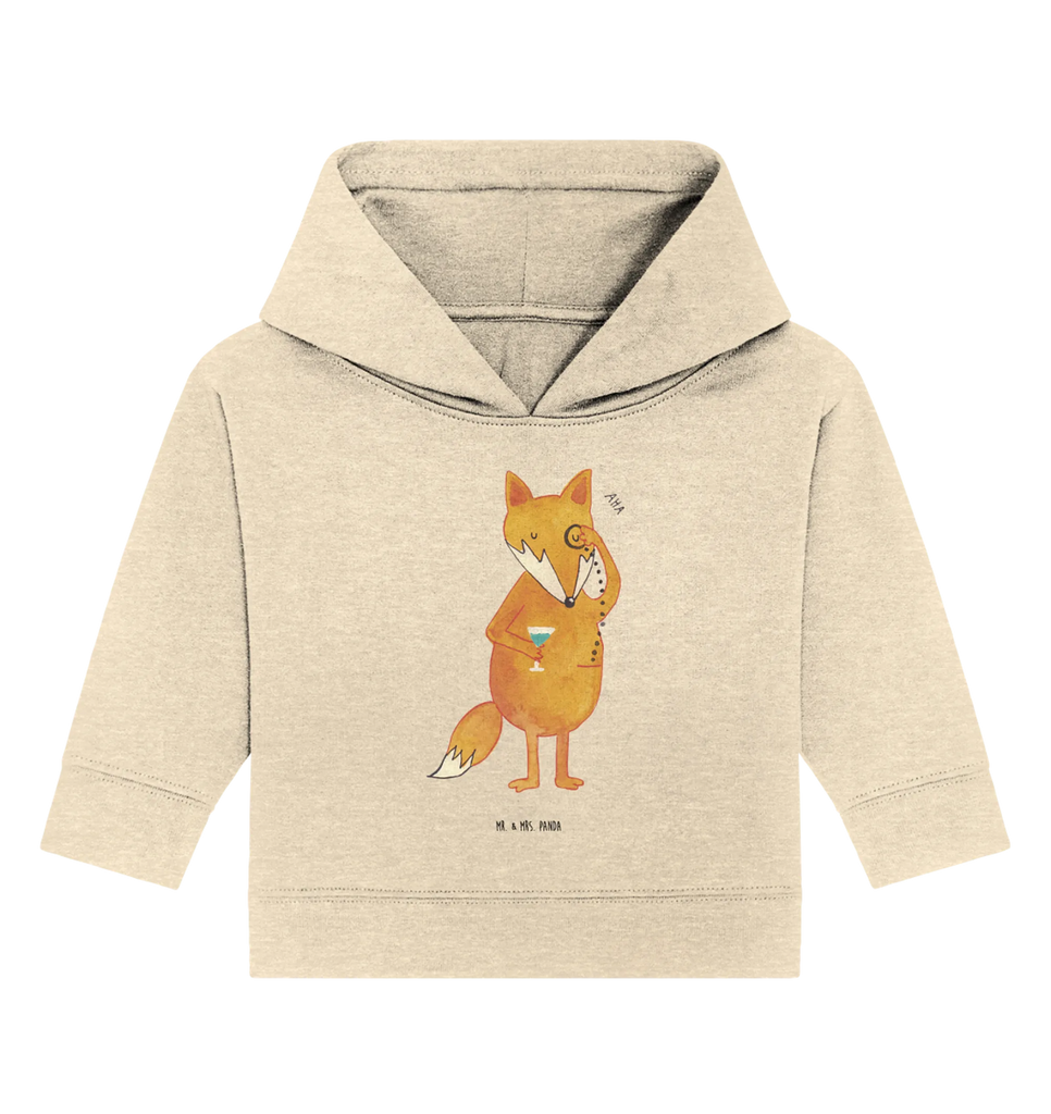 Organic Baby Hoodie Fuchs Lord Baby Kapuzenshirt, Baby Kapuzensweatshirt, Baby Hoodie, Baby Pullover, Fuchs, Füchse, tröstende Worte, Spruch lustig, Liebeskummer Geschenk, Motivation Spruch, Problemlösung