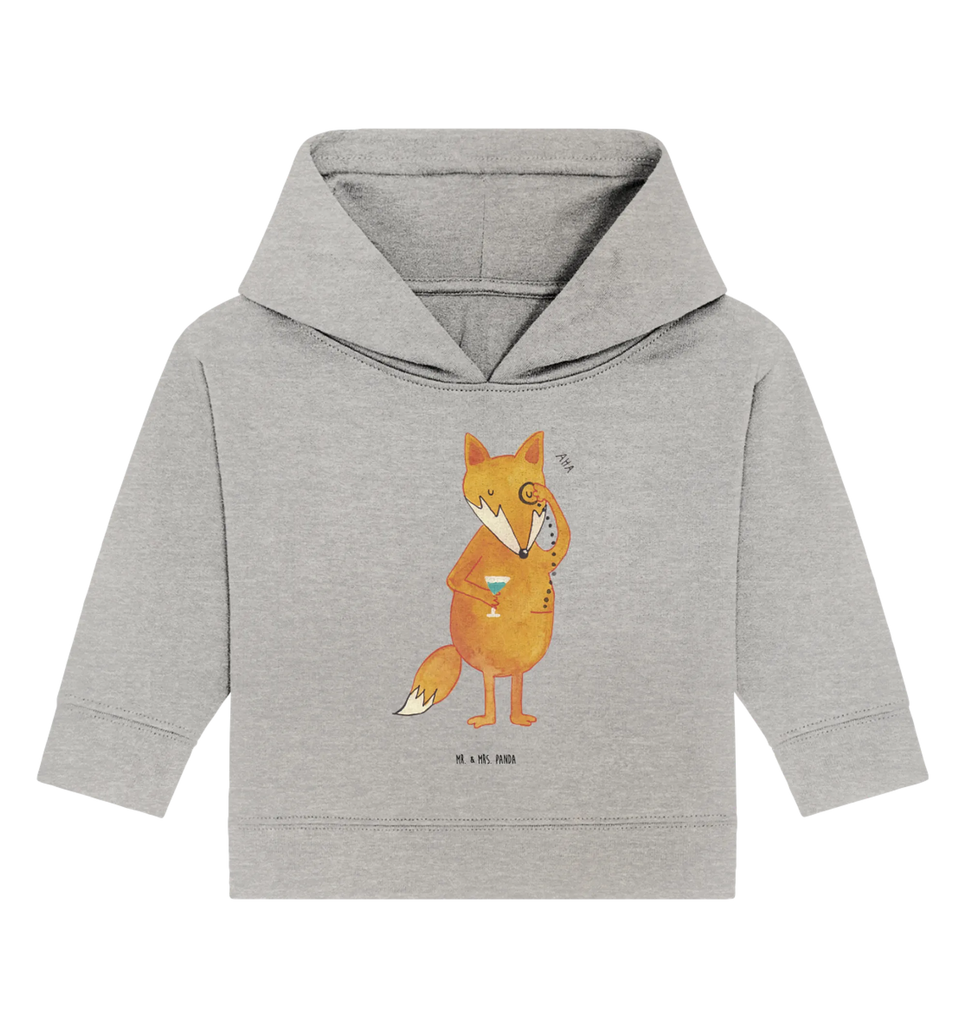 Organic Baby Hoodie Fuchs Lord Baby Kapuzenshirt, Baby Kapuzensweatshirt, Baby Hoodie, Baby Pullover, Fuchs, Füchse, tröstende Worte, Spruch lustig, Liebeskummer Geschenk, Motivation Spruch, Problemlösung