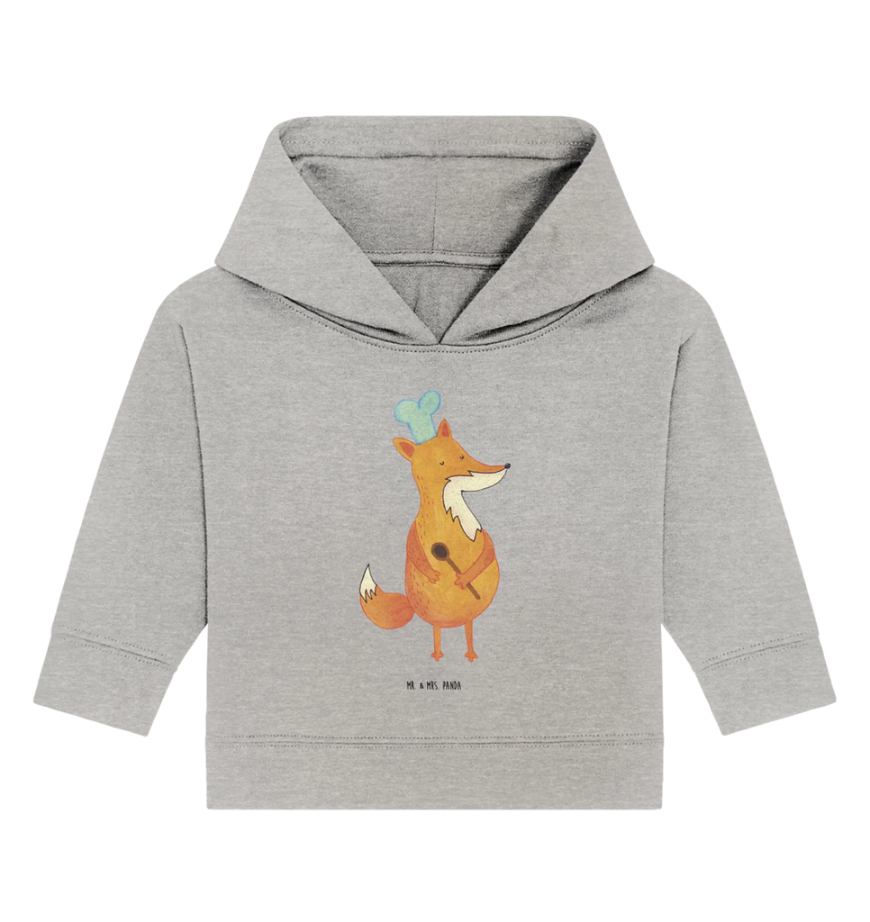 Organic Baby Hoodie Fuchs Koch Baby Kapuzenshirt, Baby Kapuzensweatshirt, Baby Hoodie, Baby Pullover, Fuchs, Füchse, Koch Geschenk, Küche Spruch, Küche Deko, Köche, Bäcker, Party Spruch, Spruch lustig, witzig