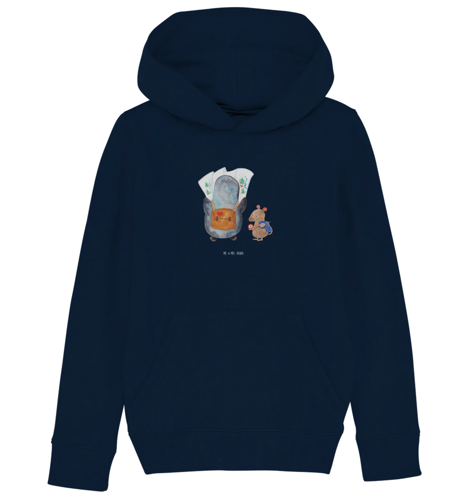 Organic Kinder Hoodie Pinguin & Maus Wanderer Kinder Hoodie, Kapuzenpullover, Kinder Oberteil, Mädchen Hoodie, Jungen Hoodie, Mädchen Kapuzenpullover, Jungen Kapuzenpullover, Mädchen Kleidung, Jungen Kleidung, Mädchen Oberteil, Jungen Oberteil, Pinguin, Pinguine, Abenteurer, Abenteuer, Roadtrip, Ausflug, Wanderlust, wandern