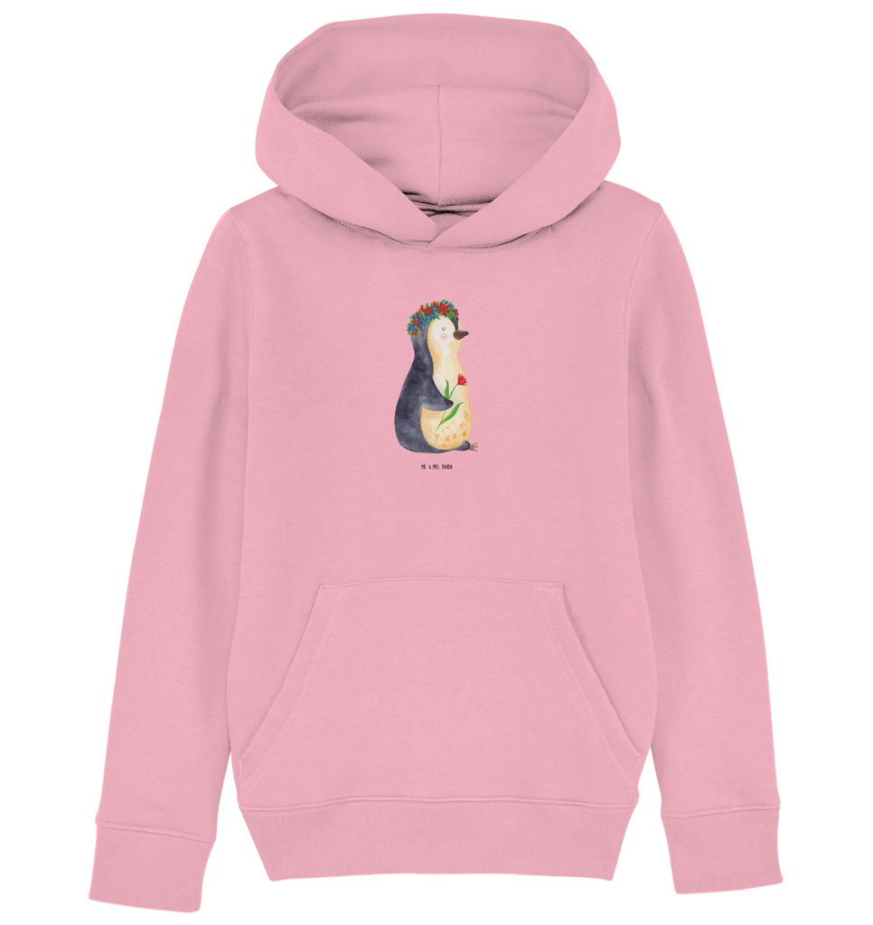 Organic Kinder Hoodie Pinguin Blumen Kinder Hoodie, Kapuzenpullover, Kinder Oberteil, Mädchen Hoodie, Jungen Hoodie, Mädchen Kapuzenpullover, Jungen Kapuzenpullover, Mädchen Kleidung, Jungen Kleidung, Mädchen Oberteil, Jungen Oberteil, Pinguin, Pinguine, Blumenkranz, Universum, Leben, Wünsche, Ziele, Lebensziele, Motivation, Lebenslust, Liebeskummer, Geschenkidee