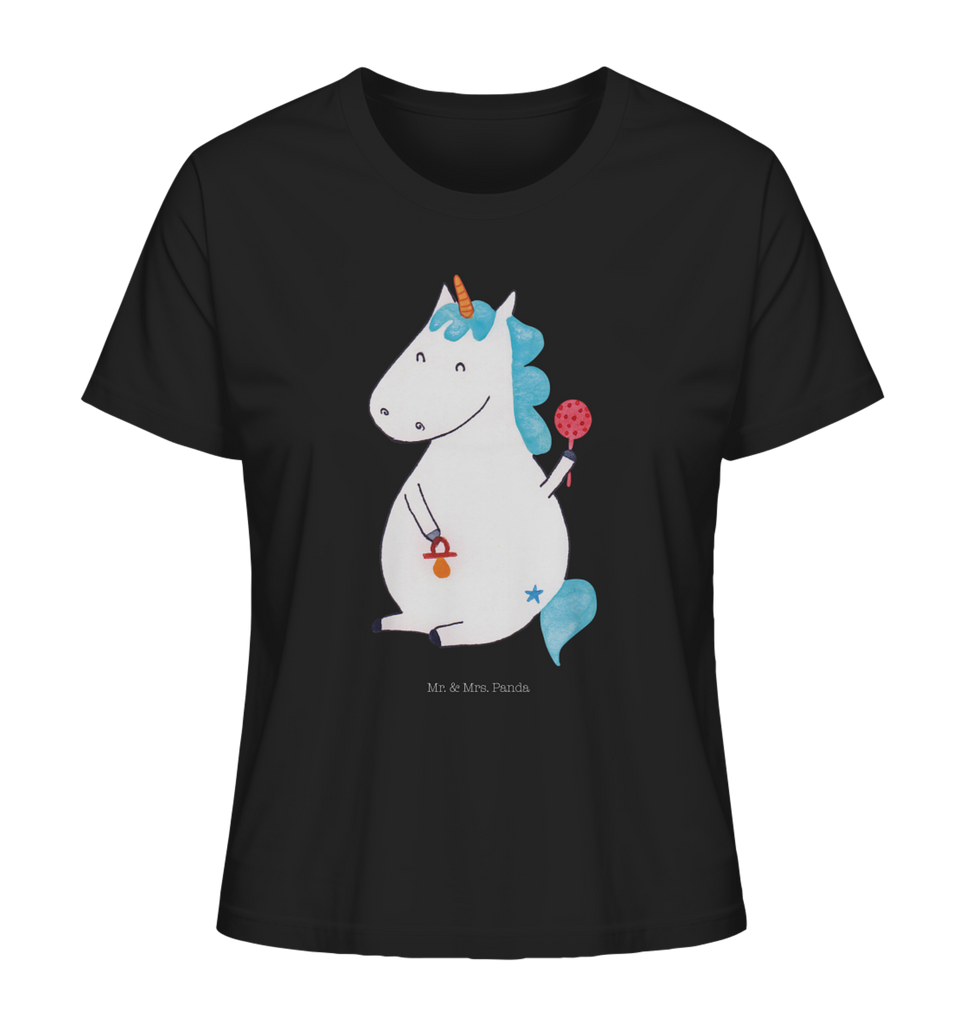 Shirt Damen Einhorn Baby T-Shirt, Shirt, Tshirt, Lustiges T-Shirt, T-Shirt mit Spruch, Party, Junggesellenabschied, Jubiläum, Geburstag, Herrn, Damen, Männer, Frauen, Schlafshirt, Nachthemd, Sprüche, Einhorn, Einhörner, Einhorn Deko, Pegasus, Unicorn, Mutter, Geburt, Geburtstag, erstes Kind, Baby, Babyglück, Nachwuchs, Eltern, Kind, Schnuller