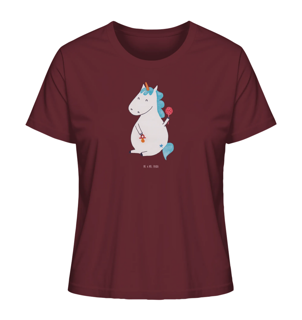 Shirt Damen Einhorn Baby T-Shirt, Shirt, Tshirt, Lustiges T-Shirt, T-Shirt mit Spruch, Party, Junggesellenabschied, Jubiläum, Geburstag, Herrn, Damen, Männer, Frauen, Schlafshirt, Nachthemd, Sprüche, Einhorn, Einhörner, Einhorn Deko, Pegasus, Unicorn, Mutter, Geburt, Geburtstag, erstes Kind, Baby, Babyglück, Nachwuchs, Eltern, Kind, Schnuller