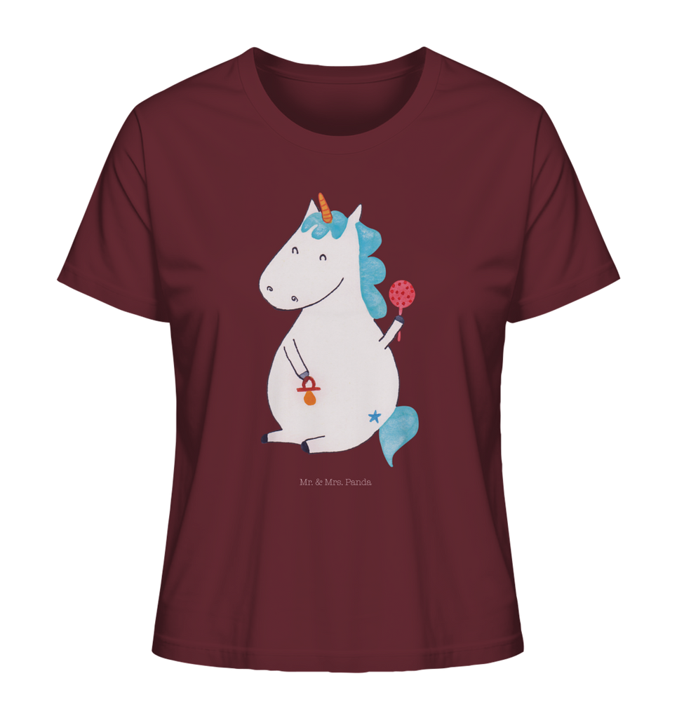 Shirt Damen Einhorn Baby T-Shirt, Shirt, Tshirt, Lustiges T-Shirt, T-Shirt mit Spruch, Party, Junggesellenabschied, Jubiläum, Geburstag, Herrn, Damen, Männer, Frauen, Schlafshirt, Nachthemd, Sprüche, Einhorn, Einhörner, Einhorn Deko, Pegasus, Unicorn, Mutter, Geburt, Geburtstag, erstes Kind, Baby, Babyglück, Nachwuchs, Eltern, Kind, Schnuller