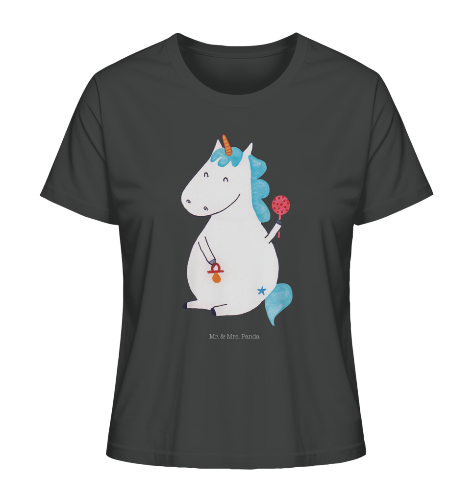 Shirt Damen Einhorn Baby T-Shirt, Shirt, Tshirt, Lustiges T-Shirt, T-Shirt mit Spruch, Party, Junggesellenabschied, Jubiläum, Geburstag, Herrn, Damen, Männer, Frauen, Schlafshirt, Nachthemd, Sprüche, Einhorn, Einhörner, Einhorn Deko, Pegasus, Unicorn, Mutter, Geburt, Geburtstag, erstes Kind, Baby, Babyglück, Nachwuchs, Eltern, Kind, Schnuller