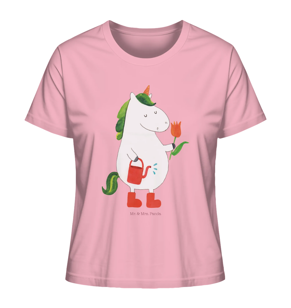 Shirt Damen Einhorn Gärtner T-Shirt, Shirt, Tshirt, Lustiges T-Shirt, T-Shirt mit Spruch, Party, Junggesellenabschied, Jubiläum, Geburstag, Herrn, Damen, Männer, Frauen, Schlafshirt, Nachthemd, Sprüche, Einhorn, Einhörner, Einhorn Deko, Unicorn, Luftballon, Gießkanne, Giesskanne, Lebenslust, Freude, Blume, Freundin, Garten, Stiefel