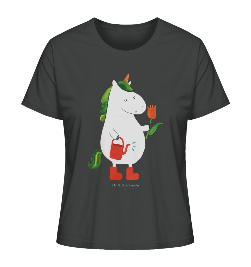 Shirt Damen Einhorn Gärtner T-Shirt, Shirt, Tshirt, Lustiges T-Shirt, T-Shirt mit Spruch, Party, Junggesellenabschied, Jubiläum, Geburstag, Herrn, Damen, Männer, Frauen, Schlafshirt, Nachthemd, Sprüche, Einhorn, Einhörner, Einhorn Deko, Unicorn, Luftballon, Gießkanne, Giesskanne, Lebenslust, Freude, Blume, Freundin, Garten, Stiefel