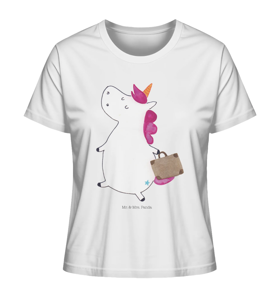 Shirt Damen Einhorn Koffer T-Shirt, Shirt, Tshirt, Lustiges T-Shirt, T-Shirt mit Spruch, Party, Junggesellenabschied, Jubiläum, Geburstag, Herrn, Damen, Männer, Frauen, Schlafshirt, Nachthemd, Sprüche, Einhorn, Einhörner, Einhorn Deko, Pegasus, Unicorn, unicorn, Koffer, Verreisen, Reise, Gepäck, Abenteuer, Erwachsen, Kind, albern, Spaß, lustig, witzig